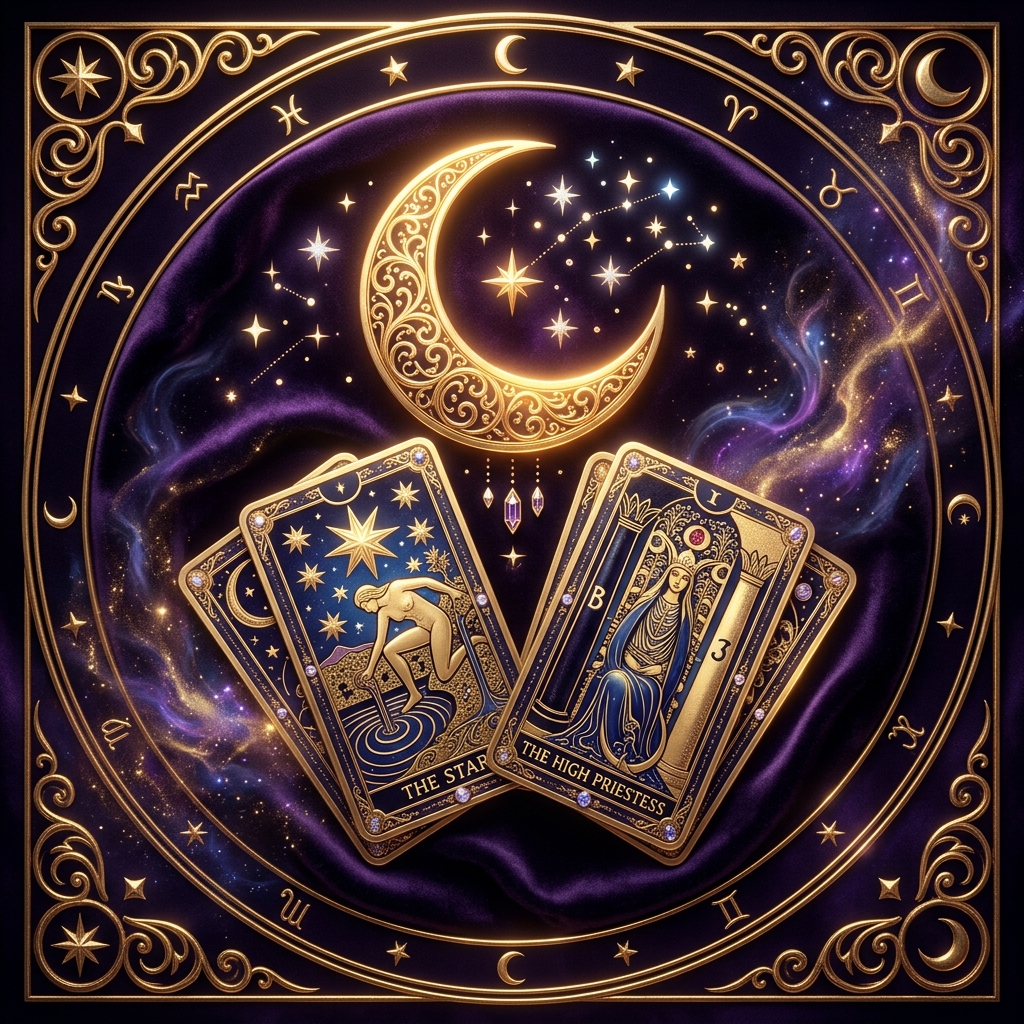 Celestial Fortune Tarot and Moon - Luxury Occult Website